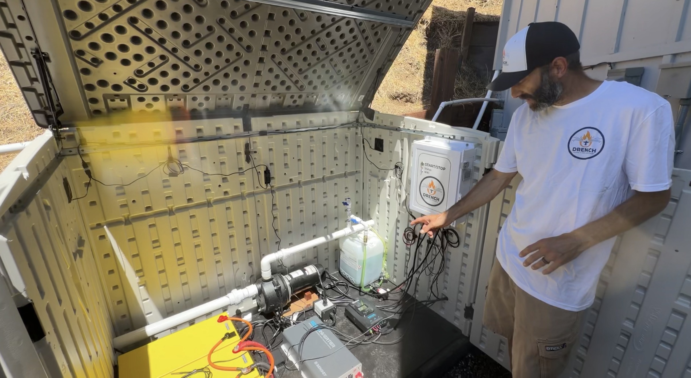 Drench system installation